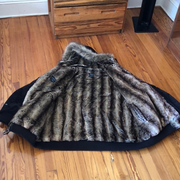 akademiks reversible fur jacket